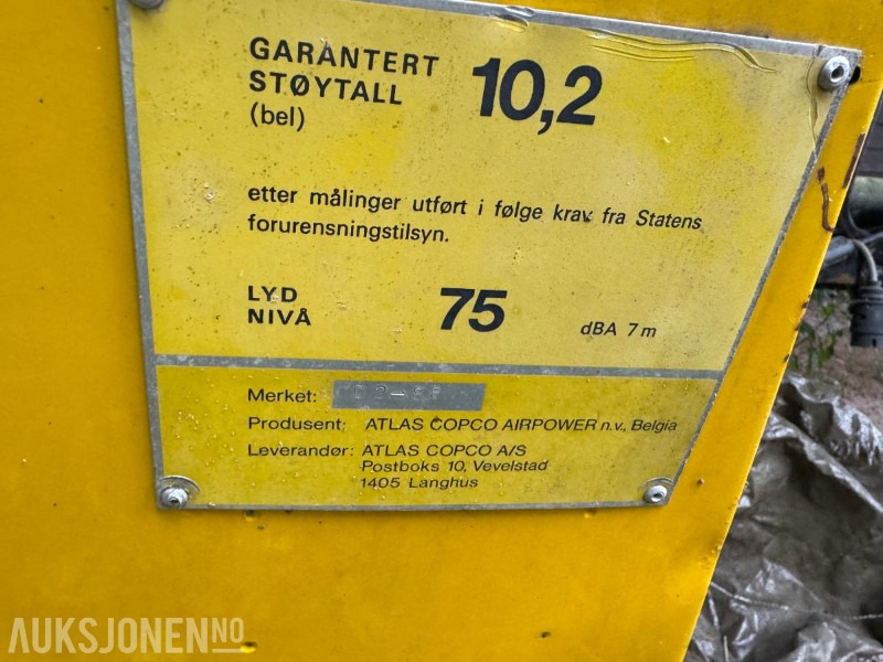 1986 Atlas Copco XAS125 kompressor - Навесное оборудование для Строительной техники: фото 4 1986 Atlas Copco XAS125 kompressor - Навесное оборудование для Строительной техники: фото 4
