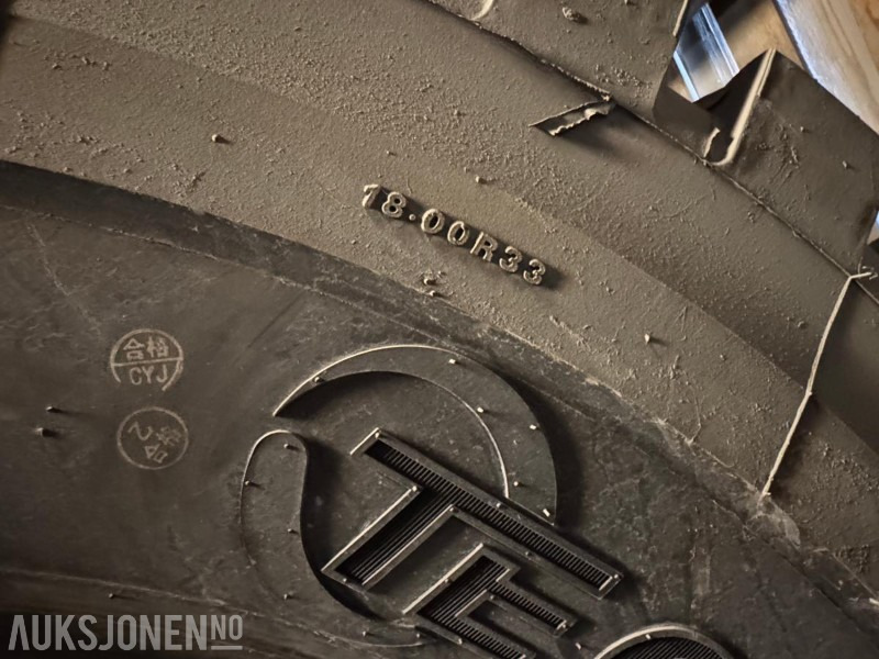 2016 4 stk Ubrukte TECHKING 18.00R33 - Навесное оборудование для Строительной техники: фото 5 2016 4 stk Ubrukte TECHKING 18.00R33 - Навесное оборудование для Строительной техники: фото 5