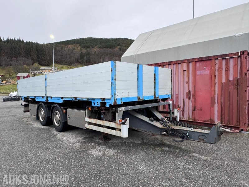 2002 Goebel & Sohn Containerchassi / Boggi kjerre med Køgel 745 Vekselflak med aluminiumskarmer - Прицеп: фото 3 2002 Goebel & Sohn Containerchassi / Boggi kjerre med Køgel 745 Vekselflak med aluminiumskarmer - Прицеп: фото 3