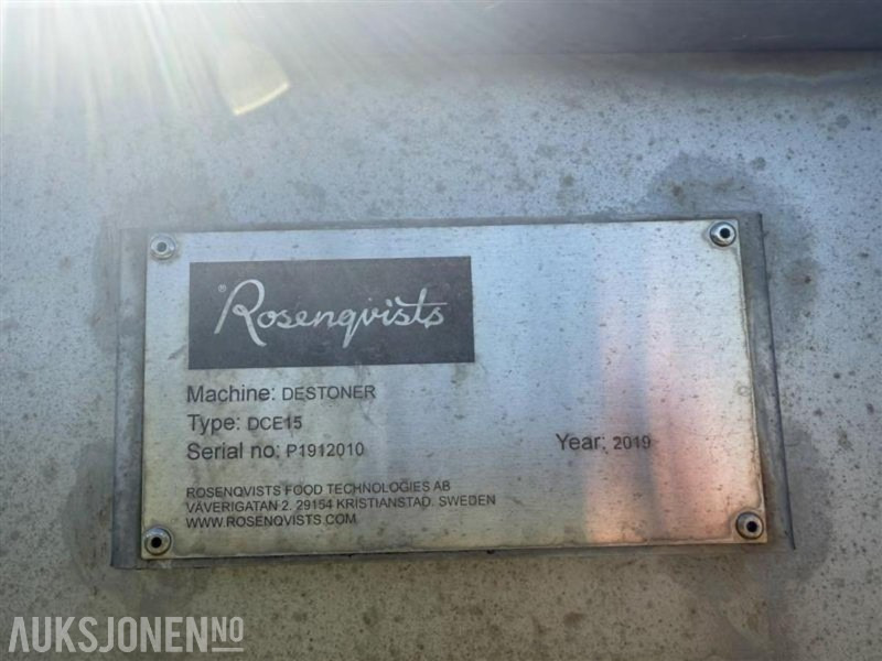 2019 Rosenqvists Destoner DCE15, potetvasker - Mer eller mindre ubrukt. - Сельскохозяйственная техника: фото 4 2019 Rosenqvists Destoner DCE15, potetvasker - Mer eller mindre ubrukt. - Сельскохозяйственная техника: фото 4