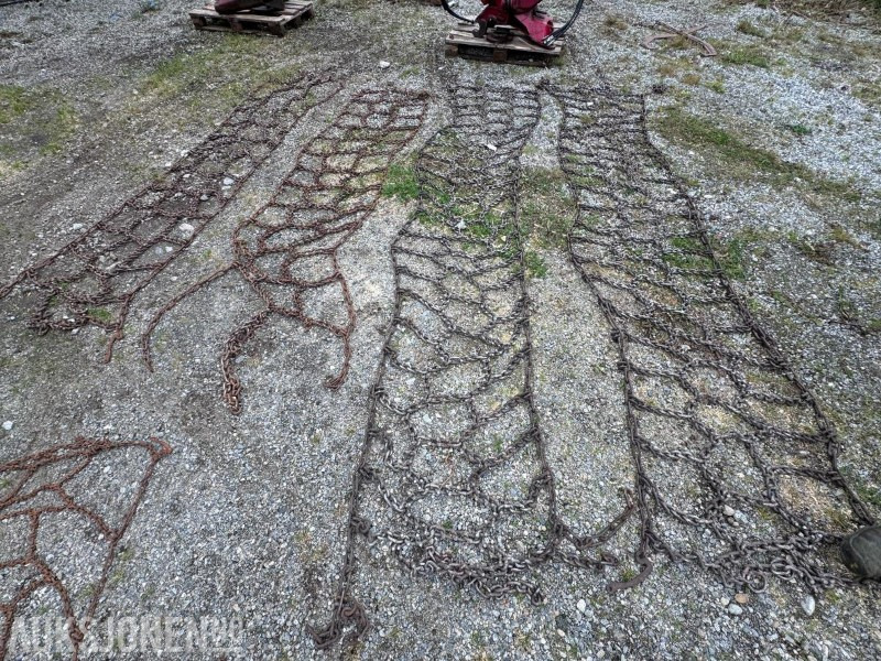 Сельскохозяйственная техника Traktor piggkjetting - 4 stk - 9,5 mm tykkelse -  650/38 og 540/28: фото 1