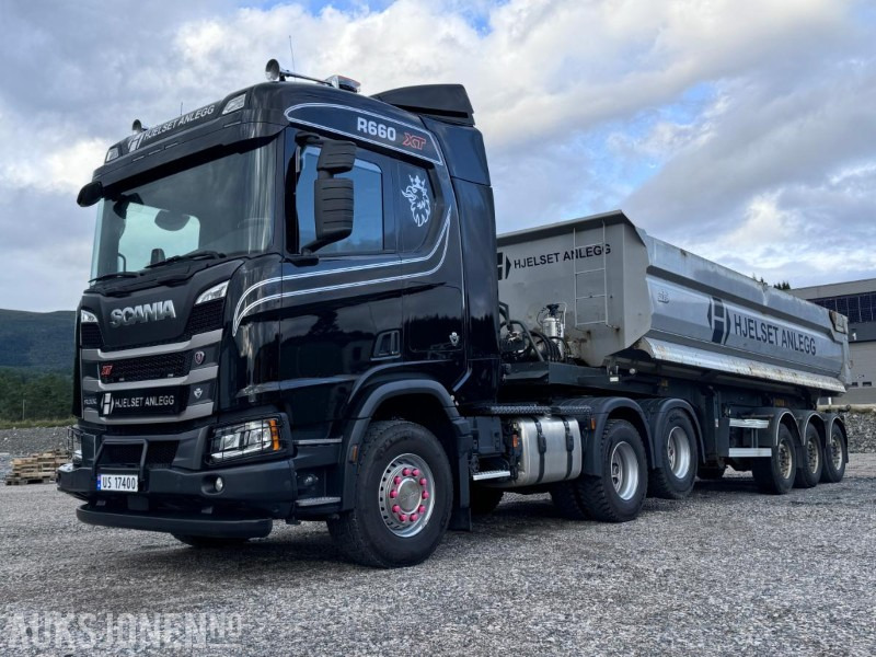 2024 Scania 660 R XT - 6x4 - Trekkvogn med NorSlep tippsemi - Gått kun 12.590 km - Тягач: фото 1 2024 Scania 660 R XT - 6x4 - Trekkvogn med NorSlep tippsemi - Gått kun 12.590 km - Тягач: фото 1
