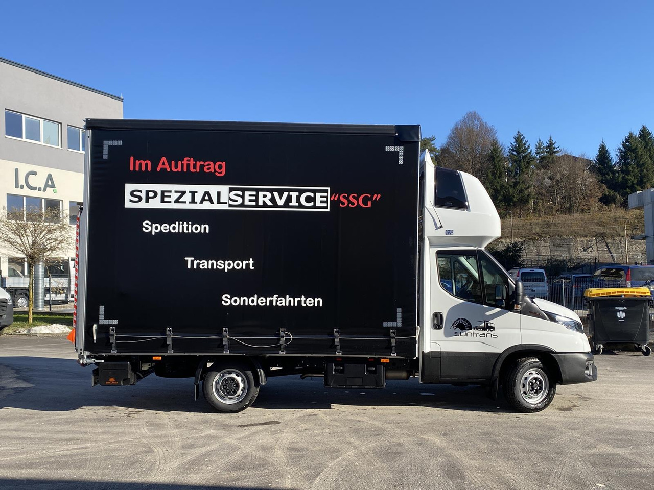 Новый Тентованный фургон IVECO DAILY 35S18HP  D30C | PRITSCHE PLANE + SCHLAFKABINE + LADERAMPE: фото 32
