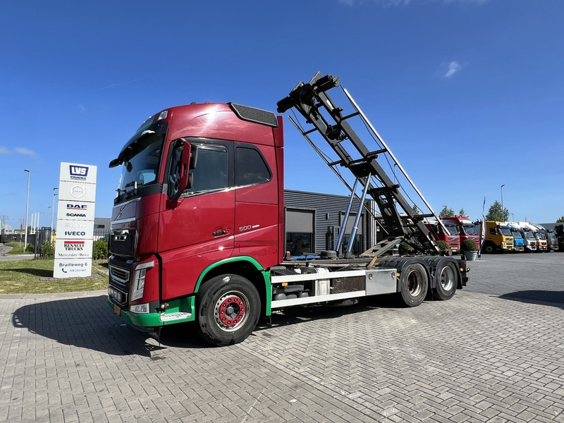 Volvo FH 500 6x2 Containersysteem Globetrotter / 10 Wheels / Cable systeem - Тросовый мультилифт: фото 1 Volvo FH 500 6x2 Containersysteem Globetrotter / 10 Wheels / Cable systeem - Тросовый мультилифт: фото 1