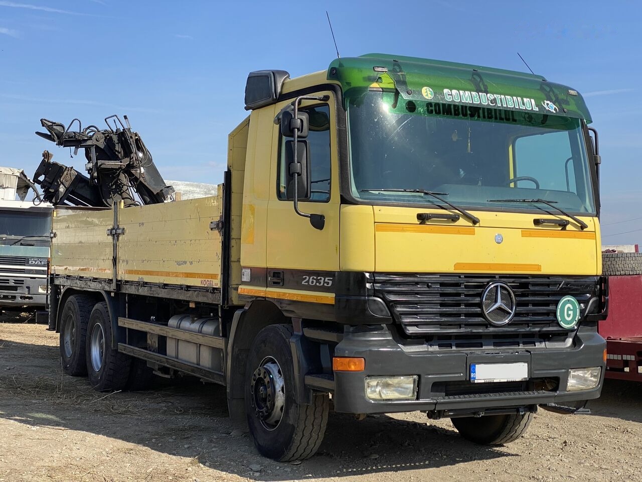 Mercedes-Benz Actros MP1 - Грузовик бортовой/ Платформа, Автоманипулятор: фото 1 Mercedes-Benz Actros MP1 - Грузовик бортовой/ Платформа, Автоманипулятор: фото 1