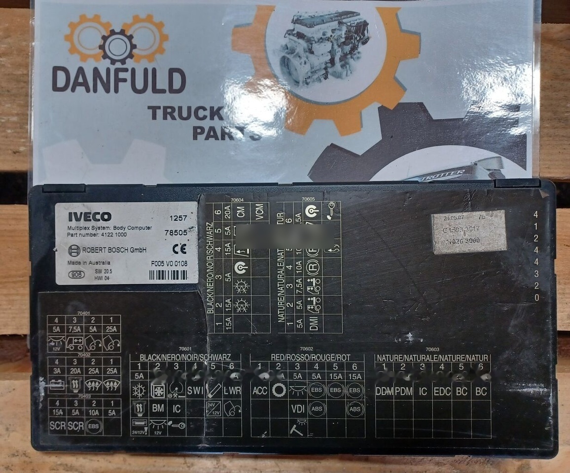 Bosch 41221000 IVECO Stralis truck - Блок управления для Грузовиков: фото 1 Bosch 41221000 IVECO Stralis truck - Блок управления для Грузовиков: фото 1