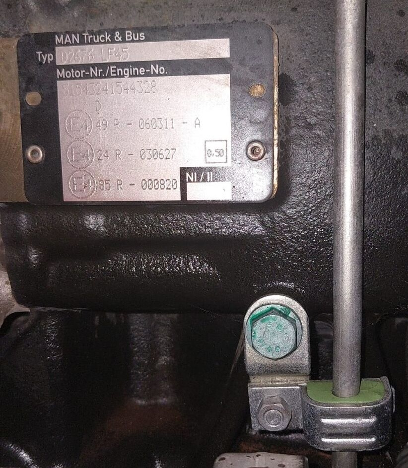 MAN D2676LF45 MAN TGX TGS truck - Двигатель для Грузовиков: фото 3 MAN D2676LF45 MAN TGX TGS truck - Двигатель для Грузовиков: фото 3
