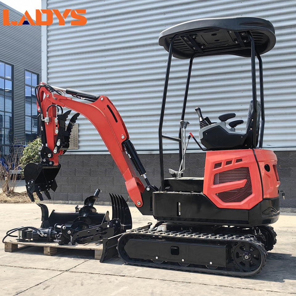 LADYS DY18 Mini Excavator CE Certification Kubota Engine(Factory Outlet) Mini Pelle Minibagger Minikoparka Miniexcavadora - Мини-экскаватор: фото 1 LADYS DY18 Mini Excavator CE Certification Kubota Engine(Factory Outlet) Mini Pelle Minibagger Minikoparka Miniexcavadora - Мини-экскаватор: фото 1