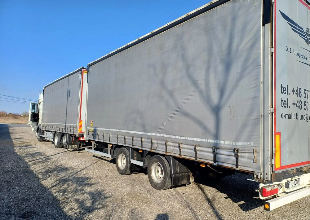 DAF XF 480 SUPER SPACE CAB / ZESTAW TANDEM PRZEJAZDOWY 120m3 - Тентованный грузовик: фото 4 DAF XF 480 SUPER SPACE CAB / ZESTAW TANDEM PRZEJAZDOWY 120m3 - Тентованный грузовик: фото 4