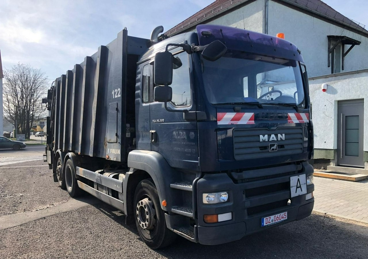 MAN TGA 26.320 Śmieciarka TGA 26.320 Śmieciarka Powerpress 525 FAUN 2008 - Мусоровоз: фото 1 MAN TGA 26.320 Śmieciarka TGA 26.320 Śmieciarka Powerpress 525 FAUN 2008 - Мусоровоз: фото 1