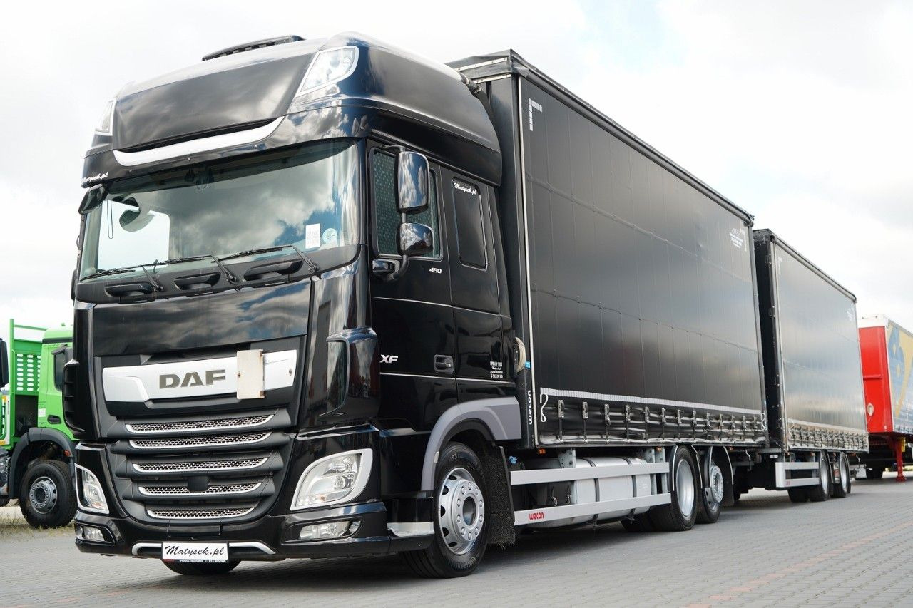 DAF XF 480 / I PARK-COOL / ZESTAW TANDEM / 120 M3 / - Тентованный грузовик: фото 2 DAF XF 480 / I PARK-COOL / ZESTAW TANDEM / 120 M3 / - Тентованный грузовик: фото 2