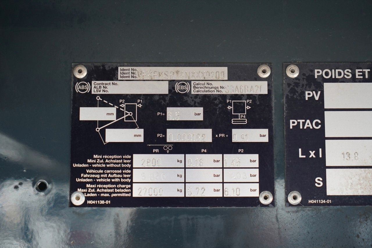 Полуприцеп-рефрижератор Frühauf KONTENER / KOFFER / DOPPLESTOCK / OSIE SAF /: фото 16 Полуприцеп-рефрижератор Frühauf KONTENER / KOFFER / DOPPLESTOCK / OSIE SAF /: фото 16