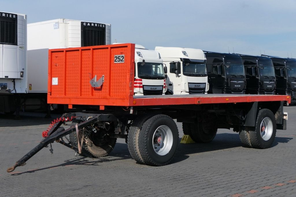 Hüffermann CODER / PRZYCZEPA DO BUDOWLANKI / Długość : 6 M - Прицеп бортовой/ Платформа: фото 2 Hüffermann CODER / PRZYCZEPA DO BUDOWLANKI / Długość : 6 M - Прицеп бортовой/ Платформа: фото 2