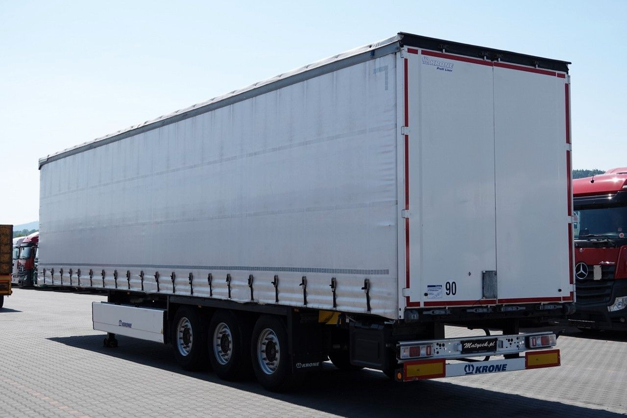 Krone FIRANKA / 2021 ROK / KOSZ NA PALETY / 2 OSIE POD - Тентованный полуприцеп: фото 3 Krone FIRANKA / 2021 ROK / KOSZ NA PALETY / 2 OSIE POD - Тентованный полуприцеп: фото 3