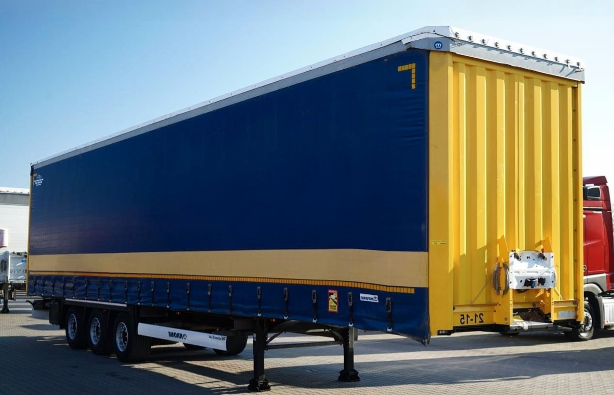 Krone FIRANKA / MEGA / DACH PODNOSZONY / LOW DECK - Тентованный полуприцеп: фото 1 Krone FIRANKA / MEGA / DACH PODNOSZONY / LOW DECK - Тентованный полуприцеп: фото 1