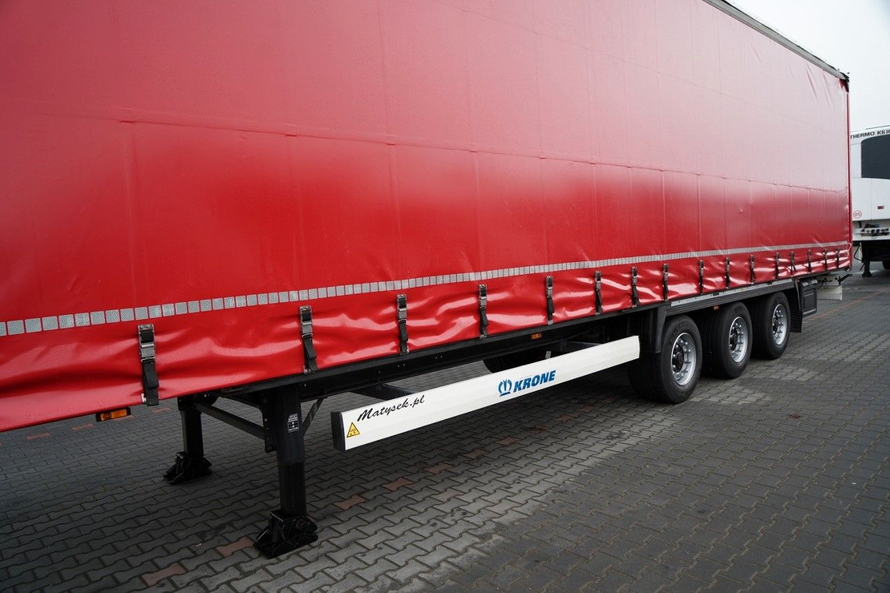Тентованный полуприцеп Krone FIRANKA / MEGA / OŚ  PODNOSZONA / LOW DECK /: фото 10