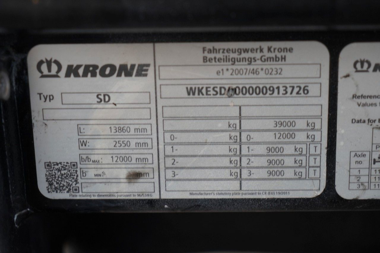 Krone NACZEPA PLATFORMA / OŚ PODNOSZONA / KOSZ NA PAL в лизинг Krone NACZEPA PLATFORMA / OŚ PODNOSZONA / KOSZ NA PAL: фото 25 Krone NACZEPA PLATFORMA / OŚ PODNOSZONA / KOSZ NA PAL в лизинг Krone NACZEPA PLATFORMA / OŚ PODNOSZONA / KOSZ NA PAL: фото 25
