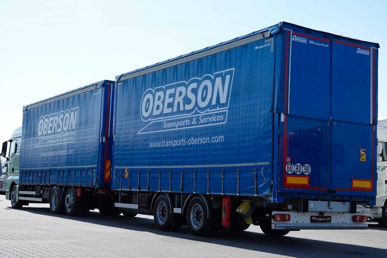 MAN TGX 26.460 / ZESTAW TANDEM PRZEJAZDOWY / 120 M3 - Тентованный грузовик: фото 3 MAN TGX 26.460 / ZESTAW TANDEM PRZEJAZDOWY / 120 M3 - Тентованный грузовик: фото 3