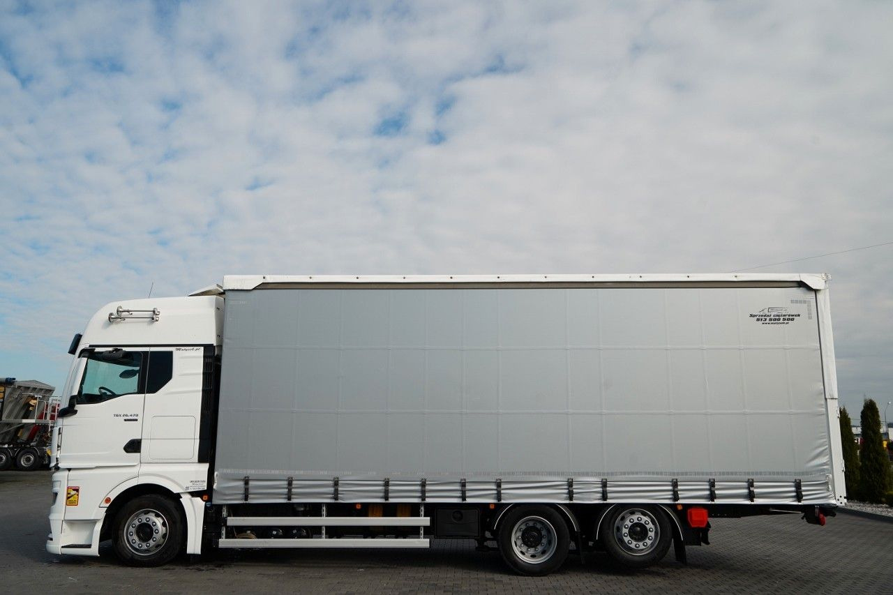 MAN TGX 26.470 / 6x2 / FIRANKA / SOLÓWKA / 6x2 / 12 - Тентованный грузовик: фото 3 MAN TGX 26.470 / 6x2 / FIRANKA / SOLÓWKA / 6x2 / 12 - Тентованный грузовик: фото 3