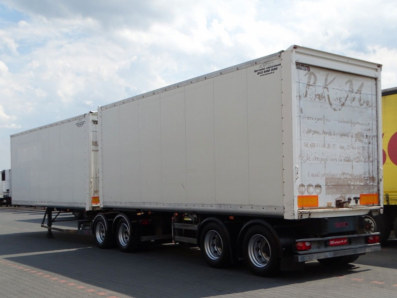 Samro JUMBO VEHICULAR BOX- 7,3 M + 7,3 M/KOFFER TANDEM - Полуприцеп-фургон: фото 5 Samro JUMBO VEHICULAR BOX- 7,3 M + 7,3 M/KOFFER TANDEM - Полуприцеп-фургон: фото 5