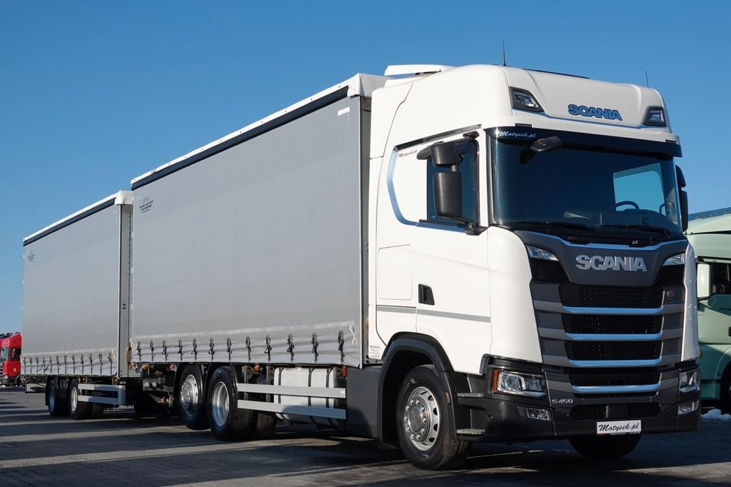 Scania S 450 / ZESTAW TANDEM / 120 M3 / I-PARK COOL - Тентованный грузовик: фото 4 Scania S 450 / ZESTAW TANDEM / 120 M3 / I-PARK COOL - Тентованный грузовик: фото 4
