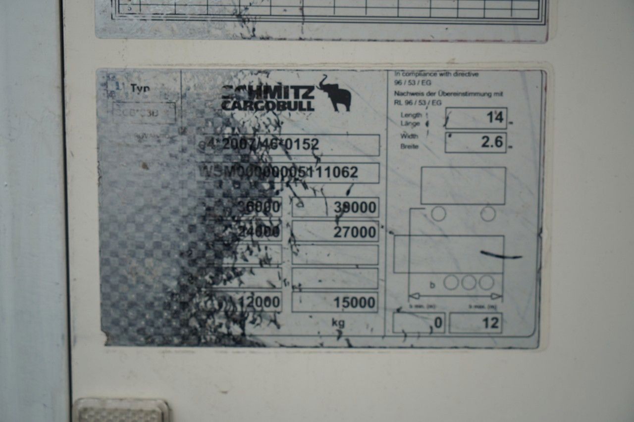 Полуприцеп-рефрижератор Schmitz Cargobull CHŁODNIA / THERMO KING  / HAKÓWKA / OŚ PODNOSZO: фото 26