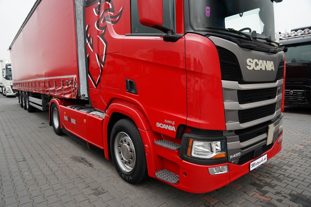 Scania R 450 / ZESTAW / + SCHMITZ / FIRANKA STANDARD / - Тягач: фото 5 Scania R 450 / ZESTAW / + SCHMITZ / FIRANKA STANDARD / - Тягач: фото 5