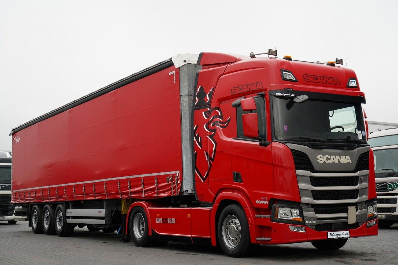 Scania R 450 / ZESTAW / + SCHMITZ / FIRANKA STANDARD / - Тягач: фото 4 Scania R 450 / ZESTAW / + SCHMITZ / FIRANKA STANDARD / - Тягач: фото 4