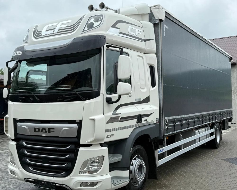 DAF CF290/CF320/FIRANKA/WINDA/E6/JEDEN WŁAŚCICIEL/SPROWADZONY/22PALETY/2019/PODNOSZONY DACH/ JAK NOWY - Тентованный грузовик: фото 1 DAF CF290/CF320/FIRANKA/WINDA/E6/JEDEN WŁAŚCICIEL/SPROWADZONY/22PALETY/2019/PODNOSZONY DACH/ JAK NOWY - Тентованный грузовик: фото 1