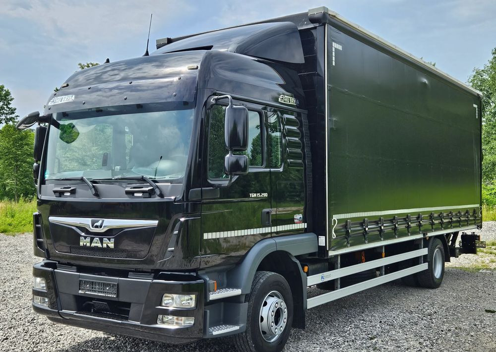 MAN TGM 15.290 / FIRANKA / 2019R / SPROWADZONY/ 7500 ŁADOWNOŚĆ / 18 PALET / E6 / JAK NOWY / WINDA / - Тентованный грузовик: фото 1 MAN TGM 15.290 / FIRANKA / 2019R / SPROWADZONY/ 7500 ŁADOWNOŚĆ / 18 PALET / E6 / JAK NOWY / WINDA / - Тентованный грузовик: фото 1