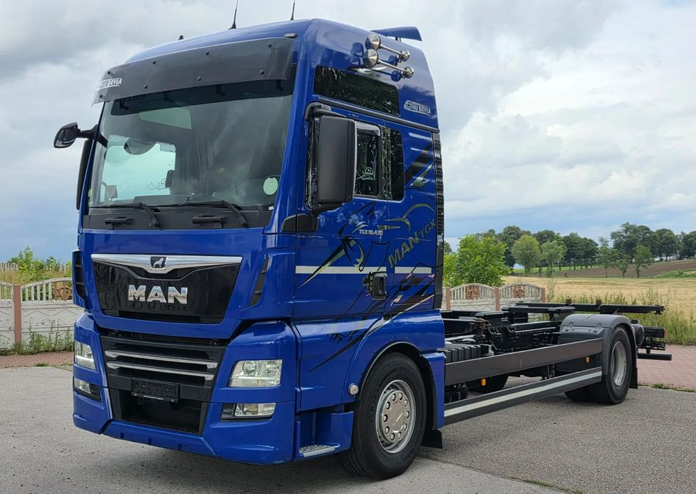 MAN TGX 18.430 / SPROWADZONY / DO ŻYWCA / 2020 / KLIMA POSTOJOWA / SERWISOWANY / JAK NOWY / NISKI PRZEBIEG / RAMA / BDF / E6 - Грузовик-шасси: фото 1 MAN TGX 18.430 / SPROWADZONY / DO ŻYWCA / 2020 / KLIMA POSTOJOWA / SERWISOWANY / JAK NOWY / NISKI PRZEBIEG / RAMA / BDF / E6 - Грузовик-шасси: фото 1