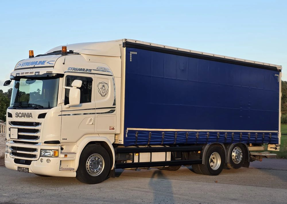 Scania G360 / BURTO-FIRANKA / 3 OSIE / WINDA / 20PALET / E6 / SYPIALNA KABINA / SPROWADZONY / JAK NOWA PRZEBIEG 490TYŚ / ŁADOWNOŚĆ 14500KG / - Тентованный грузовик: фото 5 Scania G360 / BURTO-FIRANKA / 3 OSIE / WINDA / 20PALET / E6 / SYPIALNA KABINA / SPROWADZONY / JAK NOWA PRZEBIEG 490TYŚ / ŁADOWNOŚĆ 14500KG / - Тентованный грузовик: фото 5
