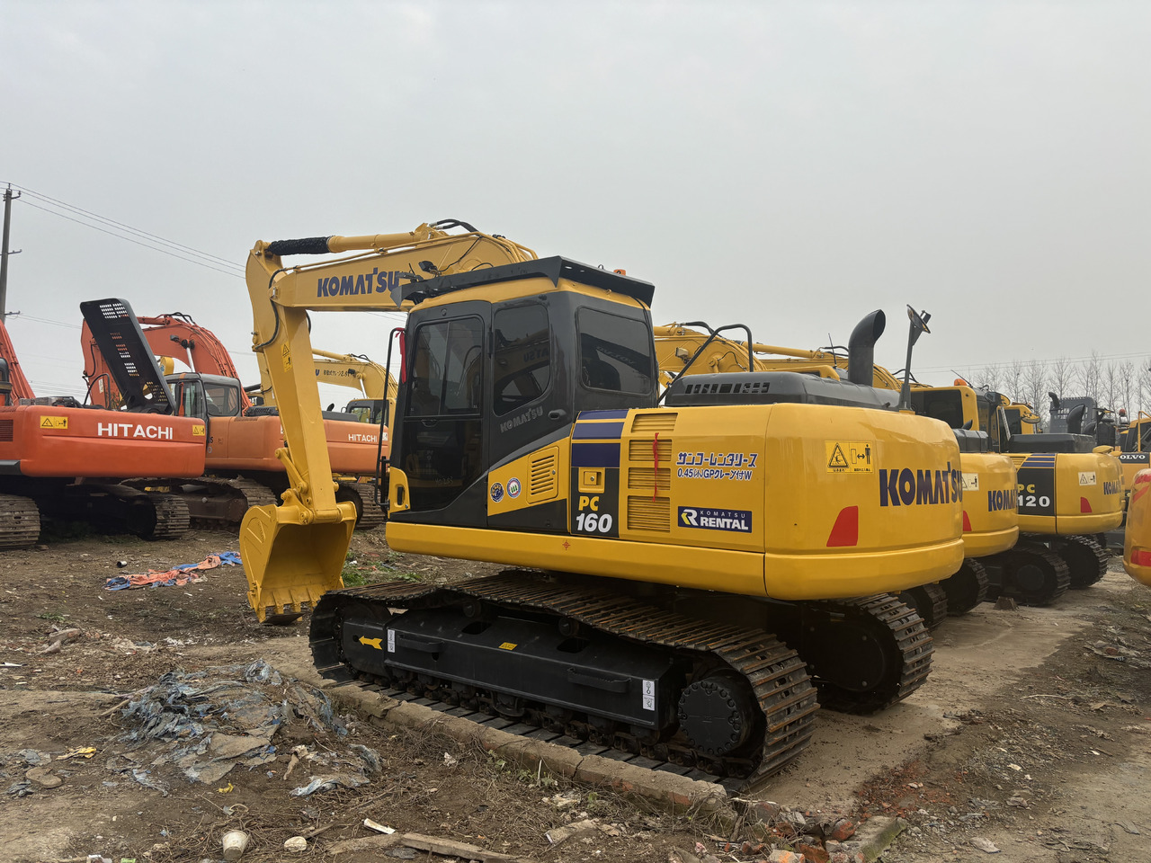 KOMATSU PC160 - Гусеничный экскаватор: фото 1 KOMATSU PC160 - Гусеничный экскаватор: фото 1