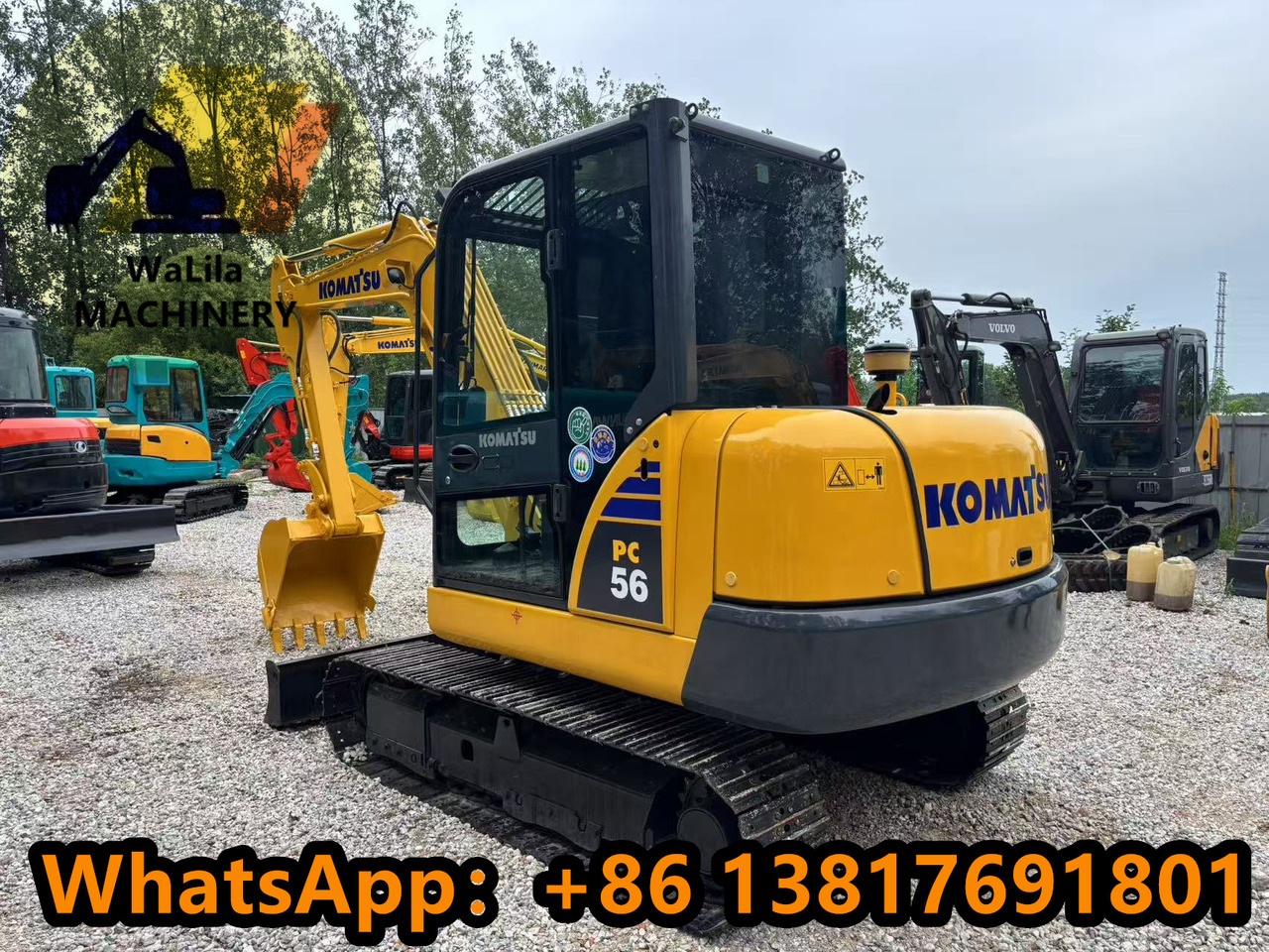 KOMATSU PC56-7 - Мини-экскаватор: фото 1 KOMATSU PC56-7 - Мини-экскаватор: фото 1