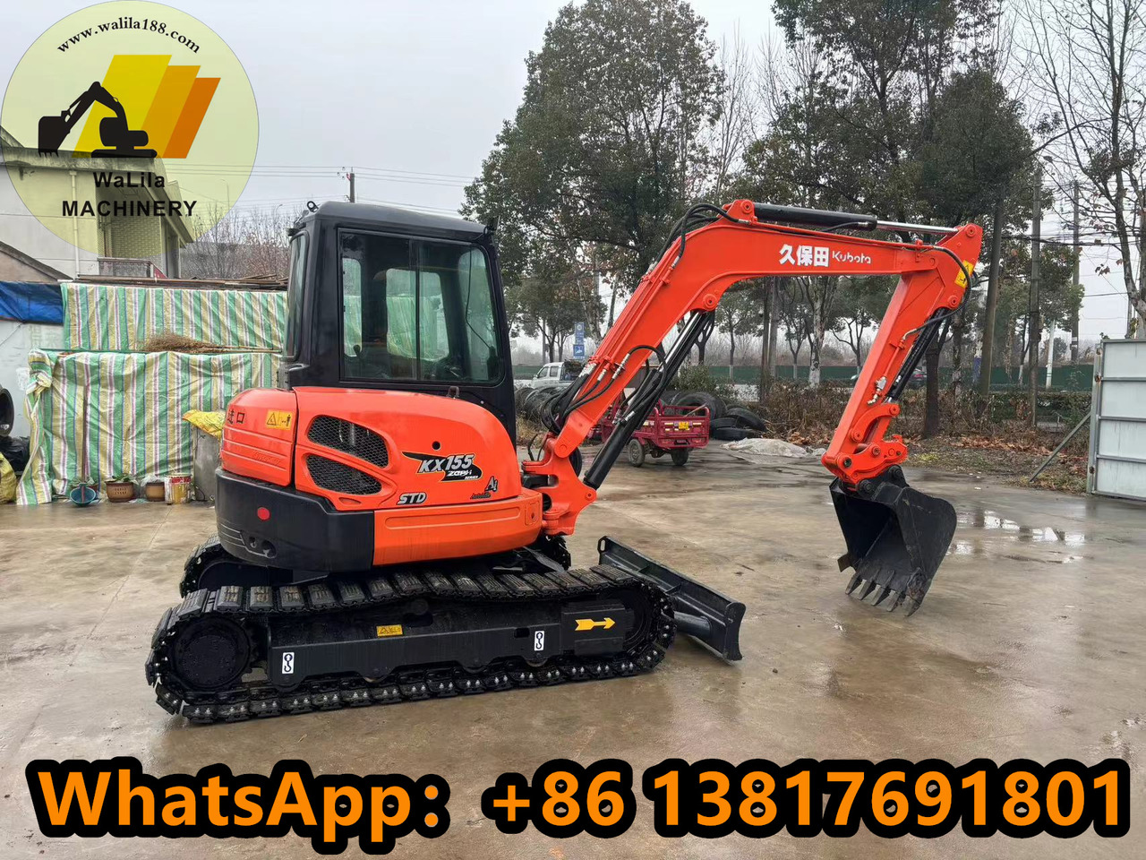 KUBOTA kx155-5 - Мини-экскаватор: фото 1 KUBOTA kx155-5 - Мини-экскаватор: фото 1