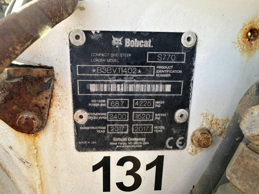 Bobcat S 770 FOR PARTS - Мини-погрузчик с бортовым поворотом: фото 5 Bobcat S 770 FOR PARTS - Мини-погрузчик с бортовым поворотом: фото 5