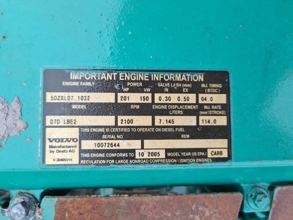 Volvo D7D LBE2 Engine for Volvo L120E, L110E Wheel loade - Двигатель для Строительной техники: фото 3 Volvo D7D LBE2 Engine for Volvo L120E, L110E Wheel loade - Двигатель для Строительной техники: фото 3