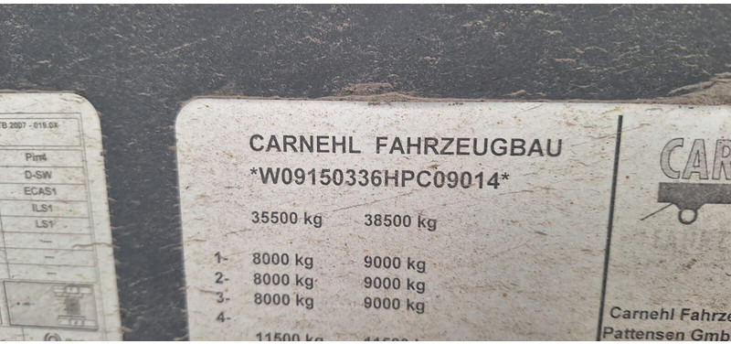 Carnehl 3-Achser Alumulde 24qubik - Самосвальный полуприцеп: фото 4 Carnehl 3-Achser Alumulde 24qubik - Самосвальный полуприцеп: фото 4