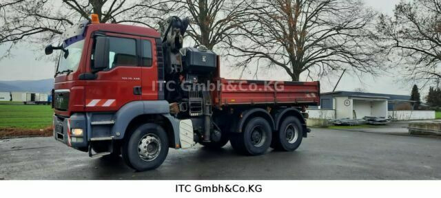 MAN 26.440TGS Kipper+Kran Meiller/Stahl - Самосвал, Автоманипулятор: фото 1 MAN 26.440TGS Kipper+Kran Meiller/Stahl - Самосвал, Автоманипулятор: фото 1
