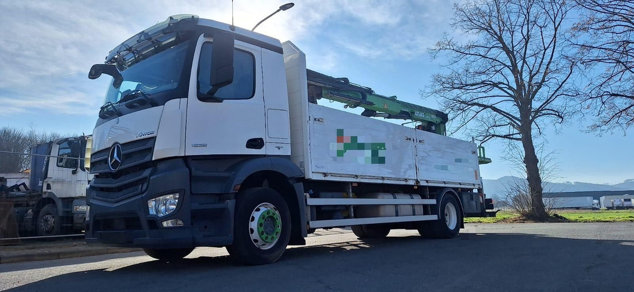 Mercedes-Benz 1835 Antos 4x2 Klima 1-Hand - Грузовик бортовой/ Платформа, Автоманипулятор: фото 1 Mercedes-Benz 1835 Antos 4x2 Klima 1-Hand - Грузовик бортовой/ Платформа, Автоманипулятор: фото 1
