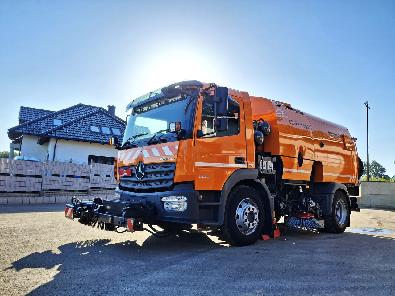 MERCEDES-BENZ Atego 1523 Zamiatarka Kehrmaschine BUCHER CityFant 6000 Euro 6 PM10 L/R Rura Do Liści - Подметально-уборочная машина: фото 2 MERCEDES-BENZ Atego 1523 Zamiatarka Kehrmaschine BUCHER CityFant 6000 Euro 6 PM10 L/R Rura Do Liści - Подметально-уборочная машина: фото 2
