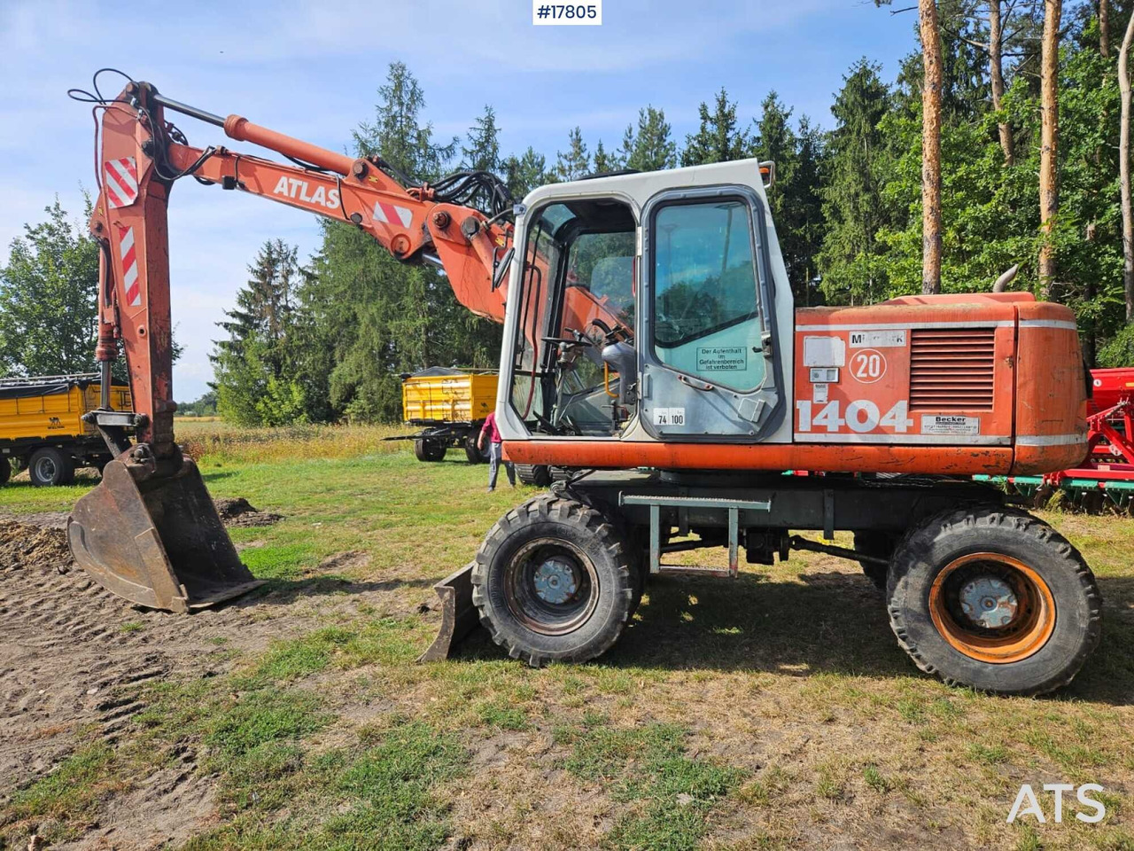 1995 Atlas 1404 - Колёсный экскаватор: фото 4 1995 Atlas 1404 - Колёсный экскаватор: фото 4