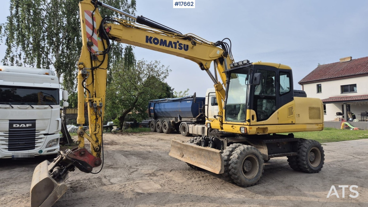 2012 Komatsu PW 160 - Колёсный экскаватор: фото 1 2012 Komatsu PW 160 - Колёсный экскаватор: фото 1