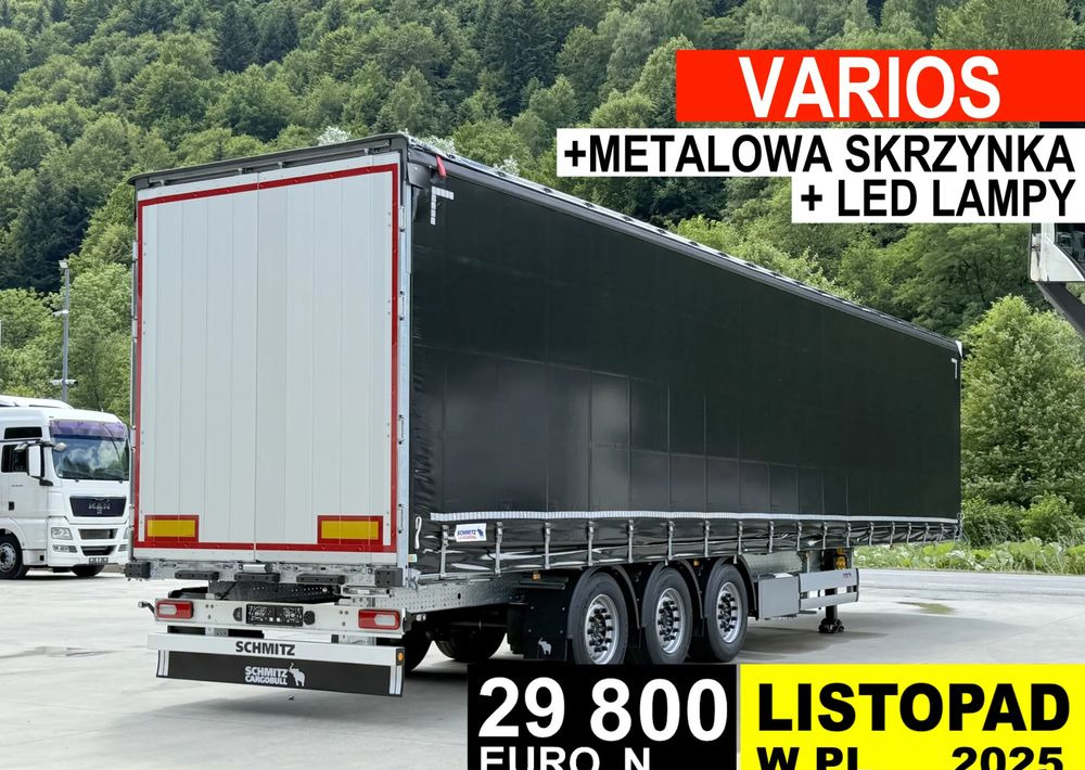 Schmitz Cargobull VARIOS + SKRZYNKA - Тентованный полуприцеп: фото 1 Schmitz Cargobull VARIOS + SKRZYNKA - Тентованный полуприцеп: фото 1