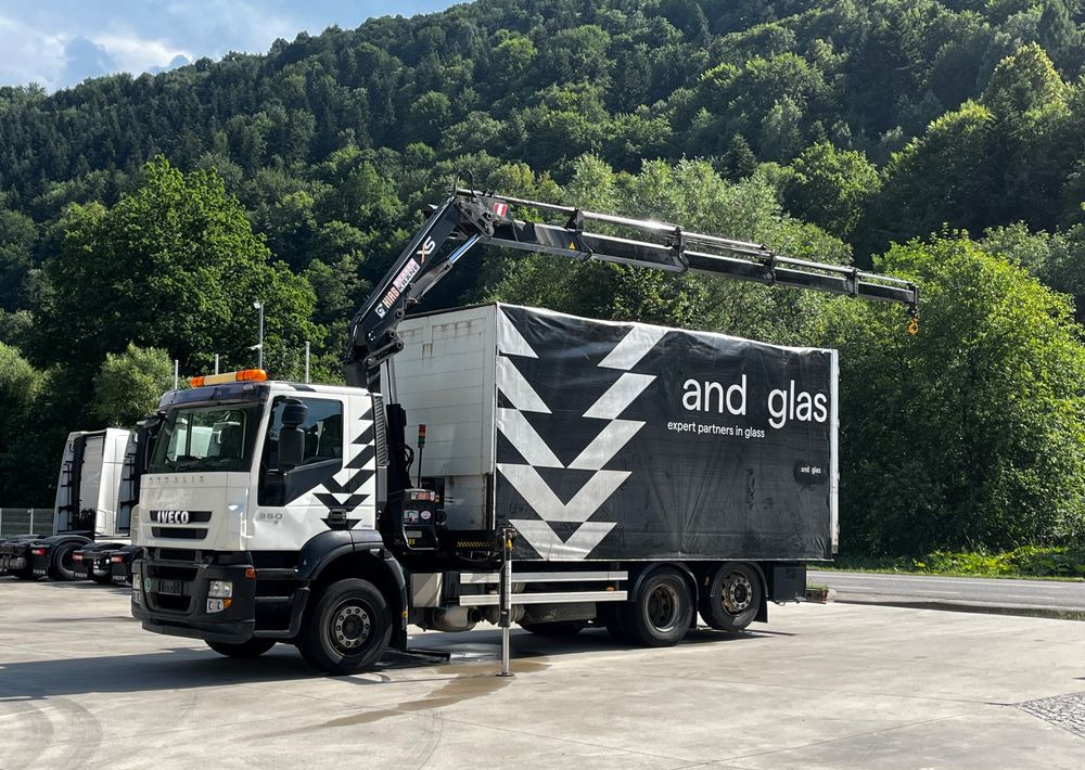 Iveco Stralis 360 // HIAB 144 E4 HIDUO + Radio // Zabudowa 6m // Oś podnoszona - Тягач: фото 1 Iveco Stralis 360 // HIAB 144 E4 HIDUO + Radio // Zabudowa 6m // Oś podnoszona - Тягач: фото 1