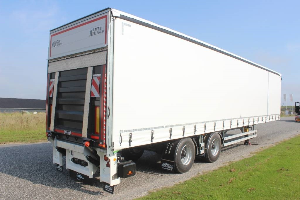 Новый Тентованный полуприцеп AMT CI200 2 akslet city trailer m. lift og TRIDEC: фото 8
