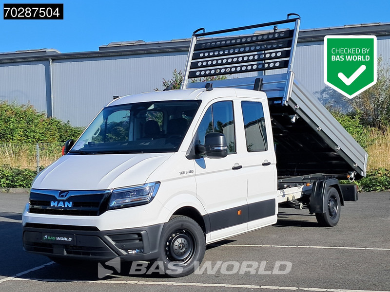 MAN TGE 3.180 Neu! Dreiseitenkipper Automatik 2025 Facelift 180PS AHK LED Klima Tempomat Navi ACC Euro6 Kieper 3m3 A/C Towbar Cruise control - Малотоннажный самосвал: фото 1 MAN TGE 3.180 Neu! Dreiseitenkipper Automatik 2025 Facelift 180PS AHK LED Klima Tempomat Navi ACC Euro6 Kieper 3m3 A/C Towbar Cruise control - Малотоннажный самосвал: фото 1