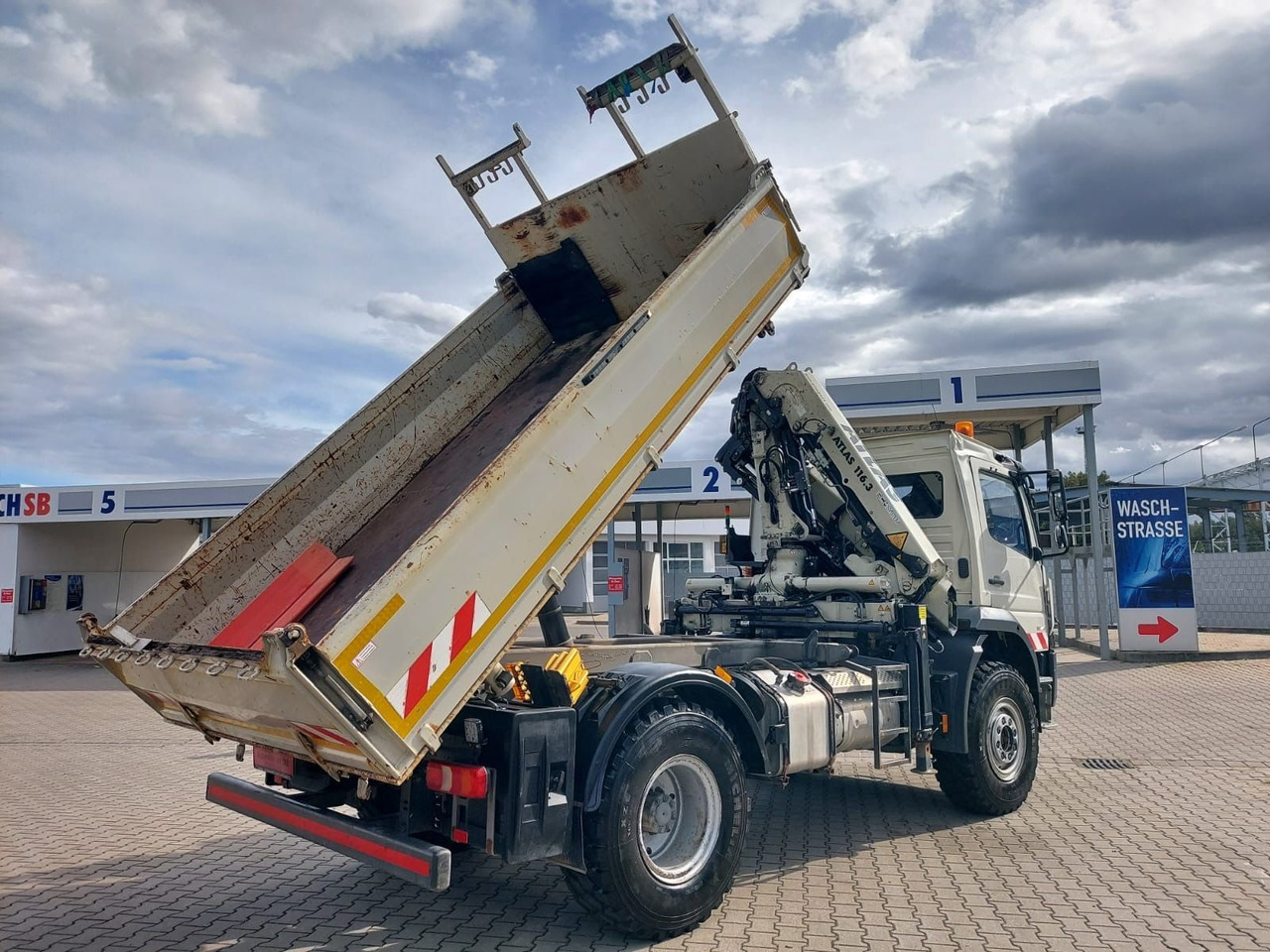 Mercedes-Benz Atego / 1324 MEILLER 4X4 KRAN ATLAS 116.3 Kipper - Самосвал, Автоманипулятор: фото 5 Mercedes-Benz Atego / 1324 MEILLER 4X4 KRAN ATLAS 116.3 Kipper - Самосвал, Автоманипулятор: фото 5