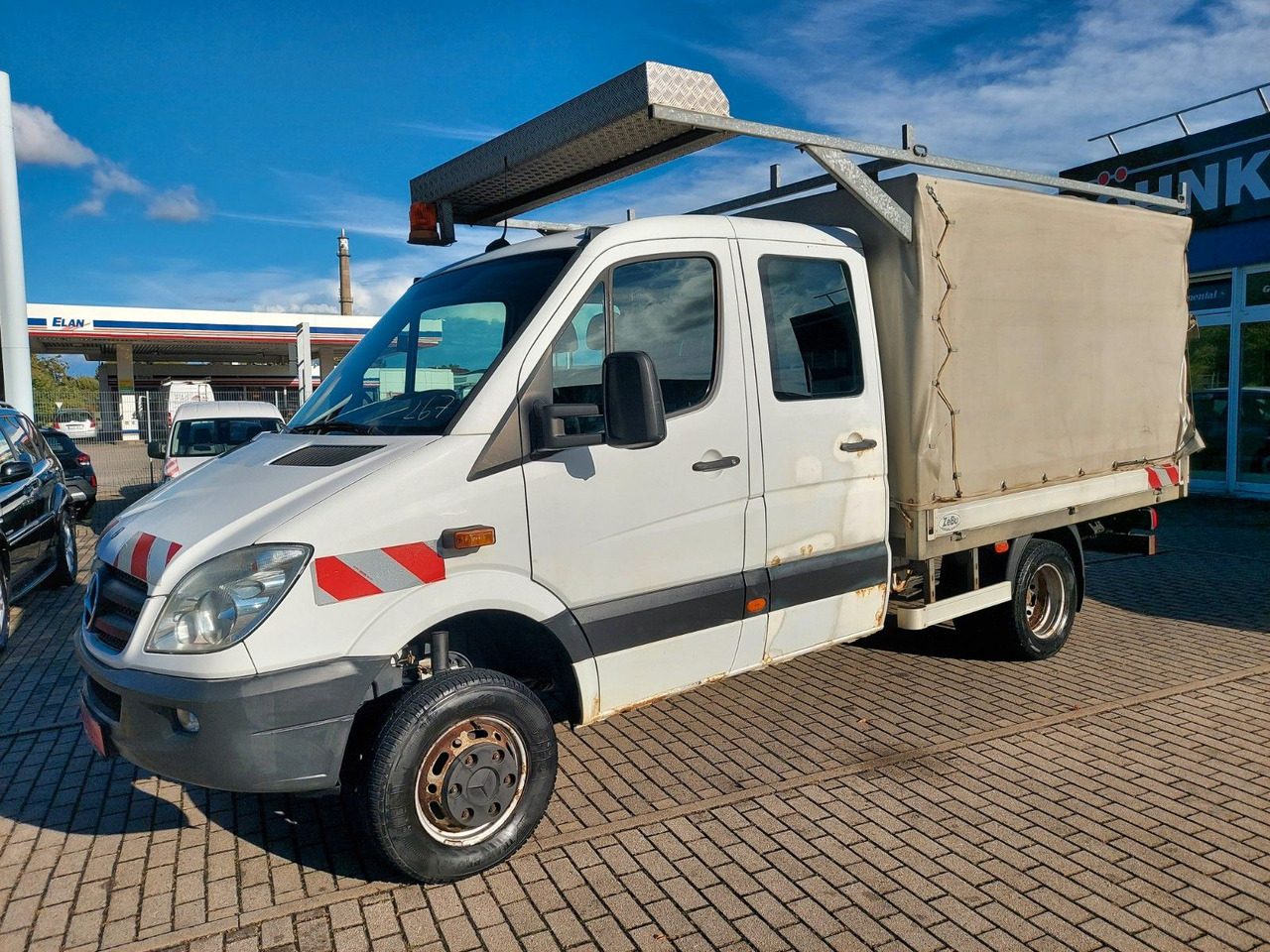 Mercedes-Benz Sprinter II Pritsche DoKa 516 4X4 Plane 6 Sitze - Тентованный фургон, Грузопассажирский фургон: фото 3 Mercedes-Benz Sprinter II Pritsche DoKa 516 4X4 Plane 6 Sitze - Тентованный фургон, Грузопассажирский фургон: фото 3