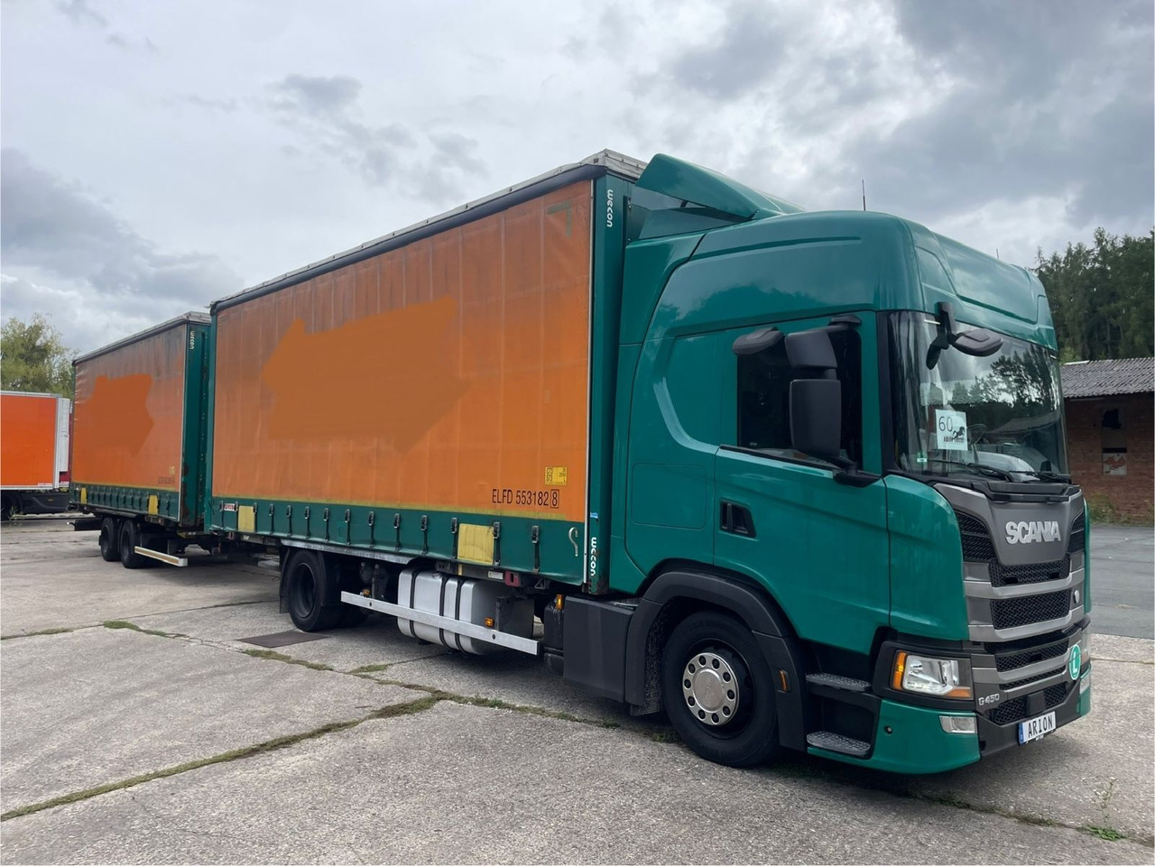 Scania G450 Pritsche+Plane + ANHÄNGER/KOTSCHENREUTHER - Тентованный грузовик: фото 1 Scania G450 Pritsche+Plane + ANHÄNGER/KOTSCHENREUTHER - Тентованный грузовик: фото 1